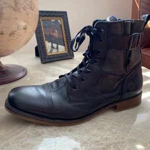 Steve Madden | Black Leather Boots | Size 12